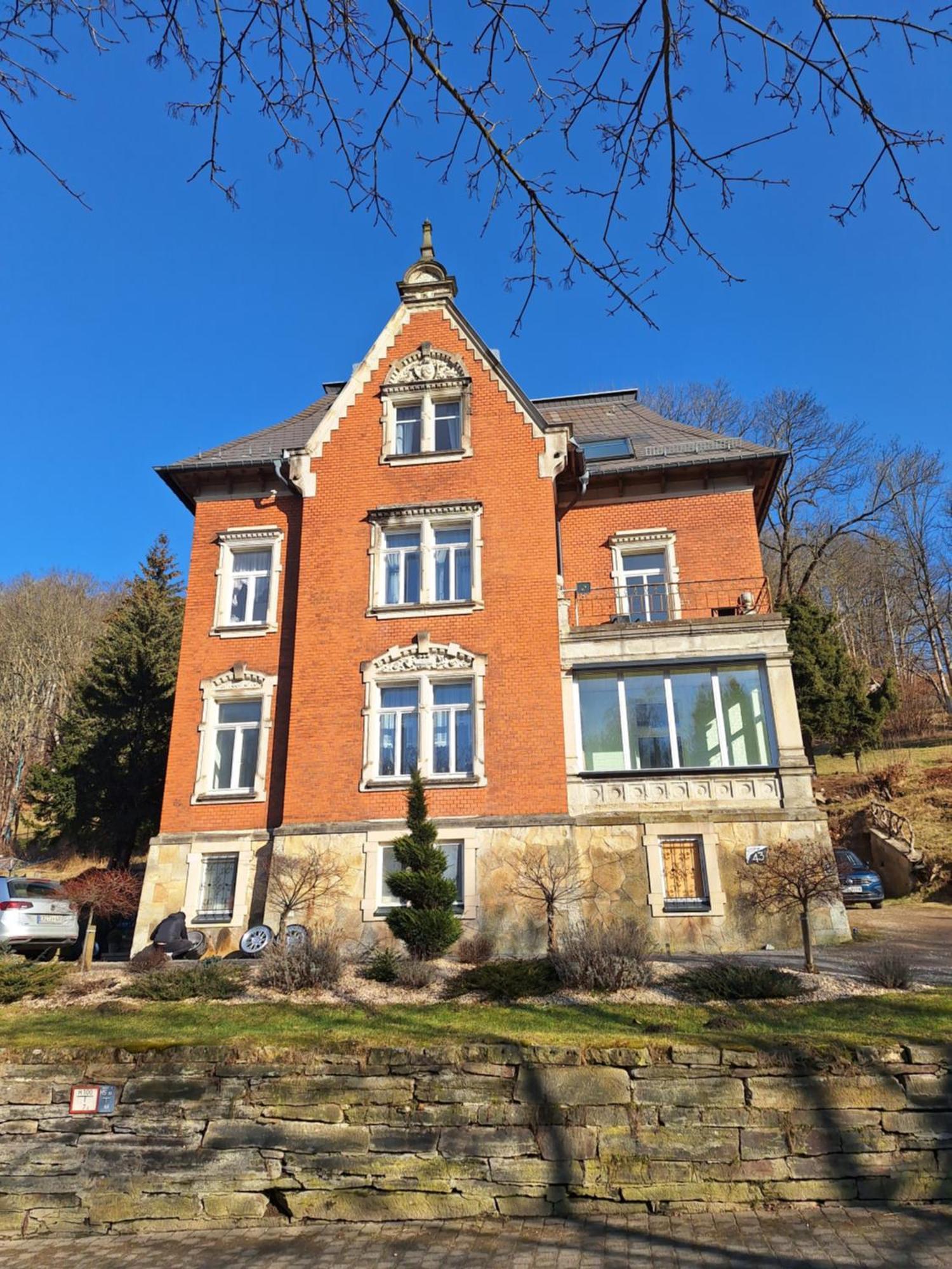 Ferienwohnung Rote-Villa 2 Marienberg Ngoại thất bức ảnh